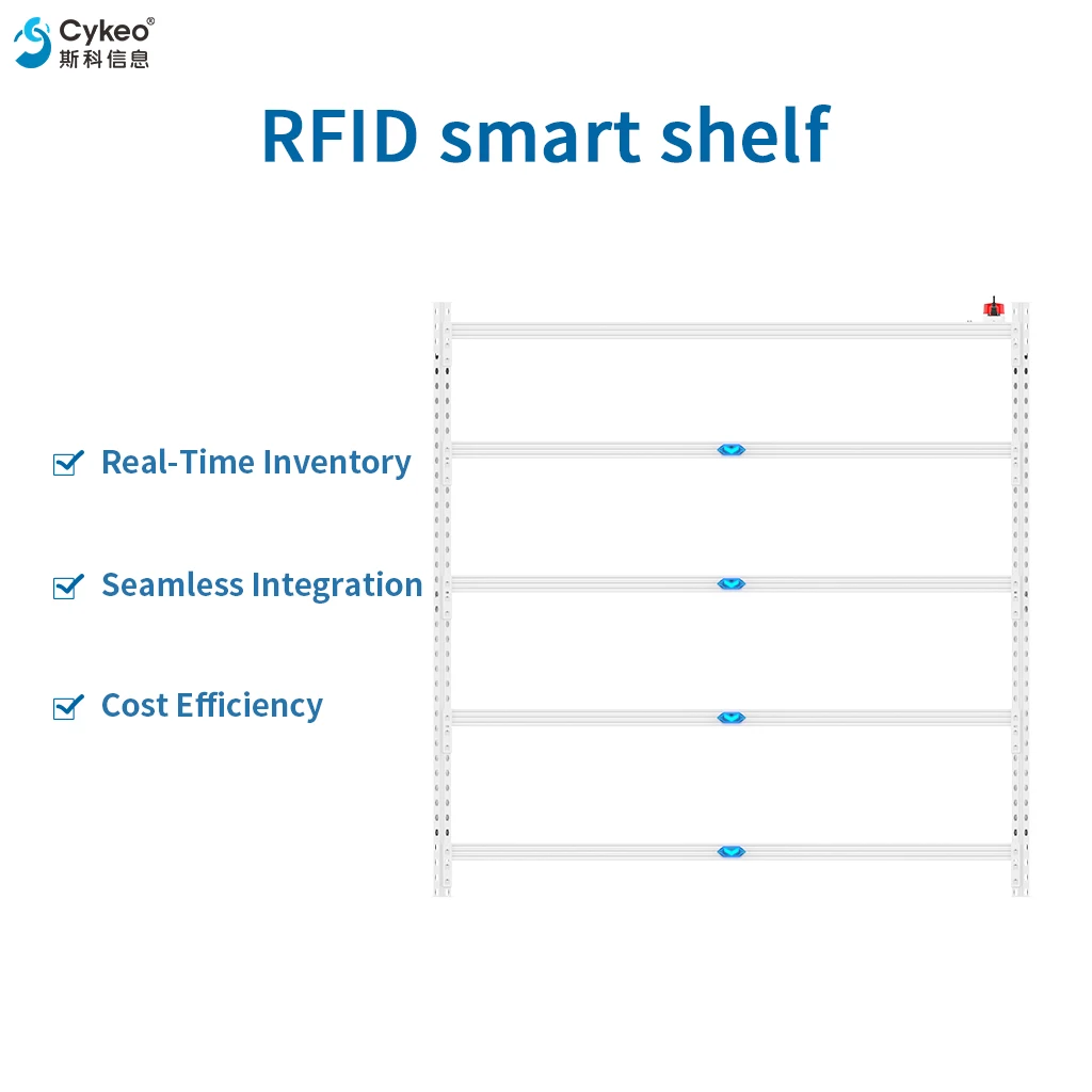 RFID Smart Shelf Metal Industrial Storage Rack For Automated Warehouse Inventory Management System Tool Organizer