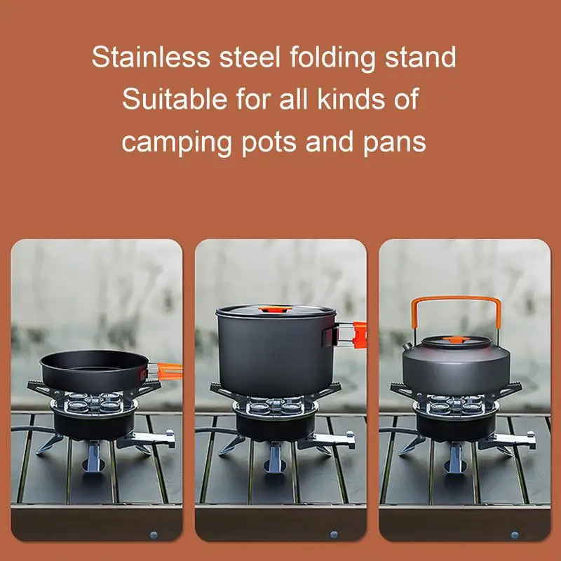 Camping Cooking Stove Multipurpose Small Camping Stove Portable Cooking Solution Compact Outdoor Camping Stove Camp Cooking Gear image 3