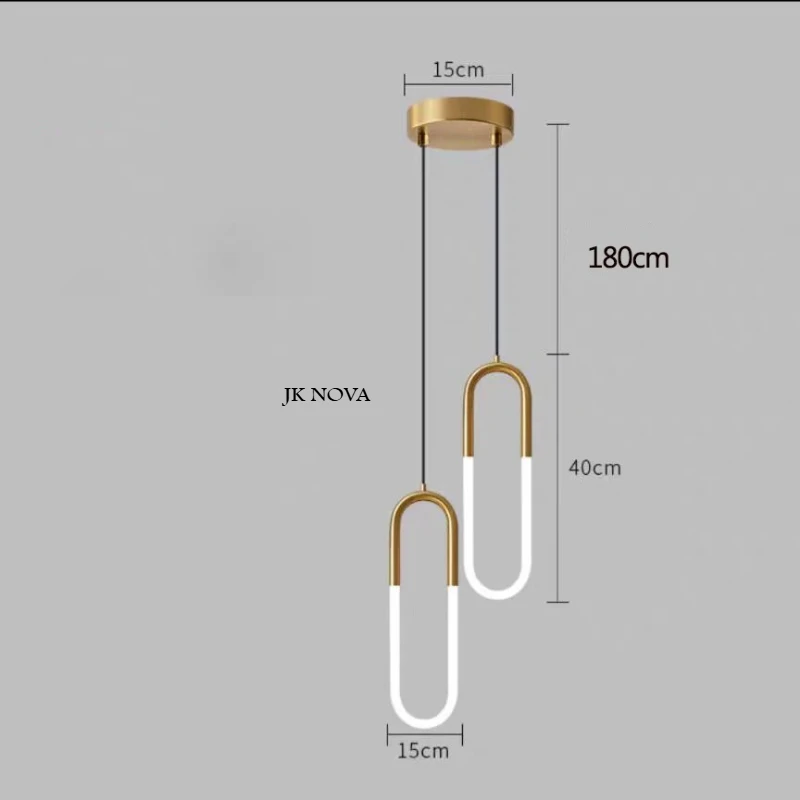 Lampada a sospensione da comodino minimalista Soggiorno moderno e minimalista Nordic Creative Bar Bancone Camera da letto Piccola lampada a sospensione