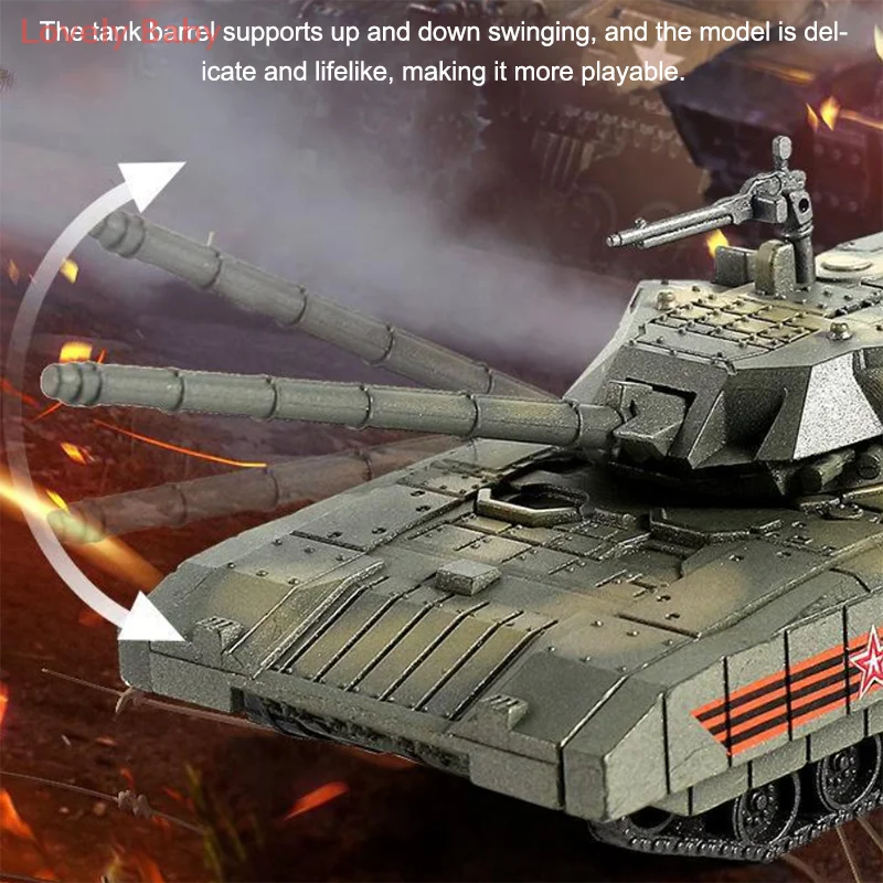 【BS】1 Set DIY Assembly Military Gift 1/72 Scale MERKAVA Main Battle Tank Plastic Model Kit For Christmas Creative Presents