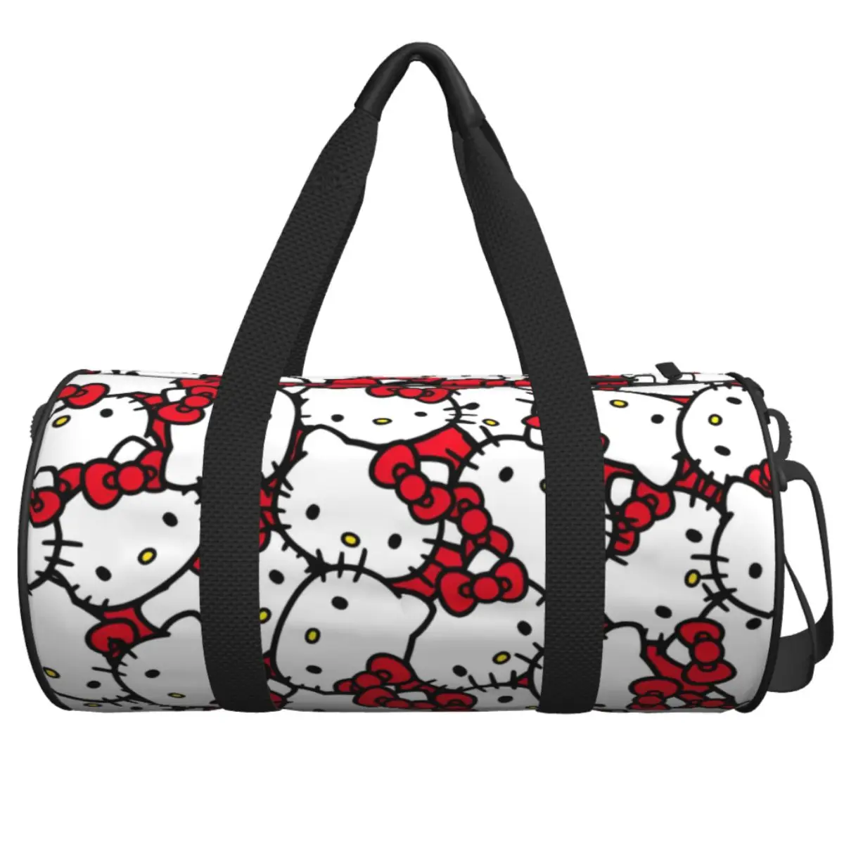 

Hello Kitty Cartoon Kawaii Kt Cat Sport Bags Large Capacity Gym Bag Oxford Male Female Design Handbag Travel Funny Fitness Bag