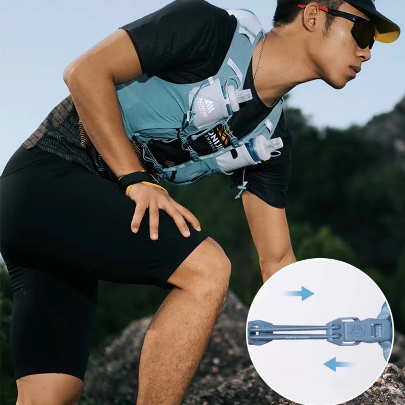 AONIJIE C9116 New 10L Hydration Pack High Capacity Running Hydration Vest for Cross-Country Hiking Mountaineering and Marathon