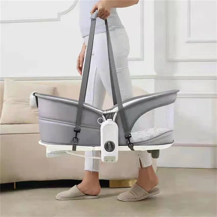 ماستيلا بيبي شاكر رفع شاكر محمول اهتزاز كهربائي يهدئ حديثي الولادة سرير بجانب السرير يمكن الجلوس والاستلقاء