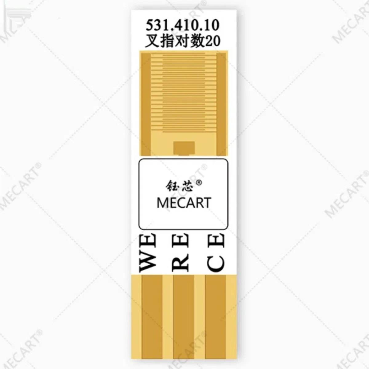 Flexible Substrate Three-electrode Electrochemical Sensor with Gold Interdigitated Electrode