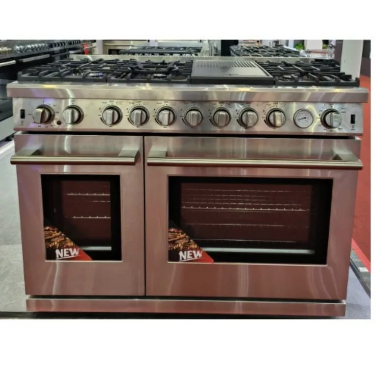 

1.2M 7 seven-head gas stove with oven vertical one-piece burner