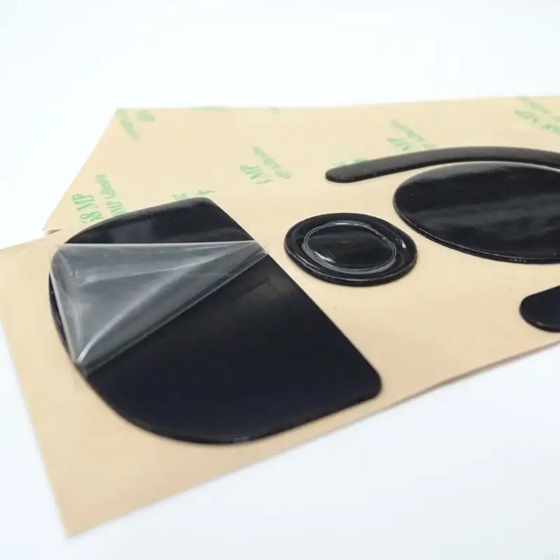 1 セットマウススケートグライドフィートパッドマウスフィートステッカーロジクール G プロ X 超軽量マウスラウンド湾曲エッジフィート