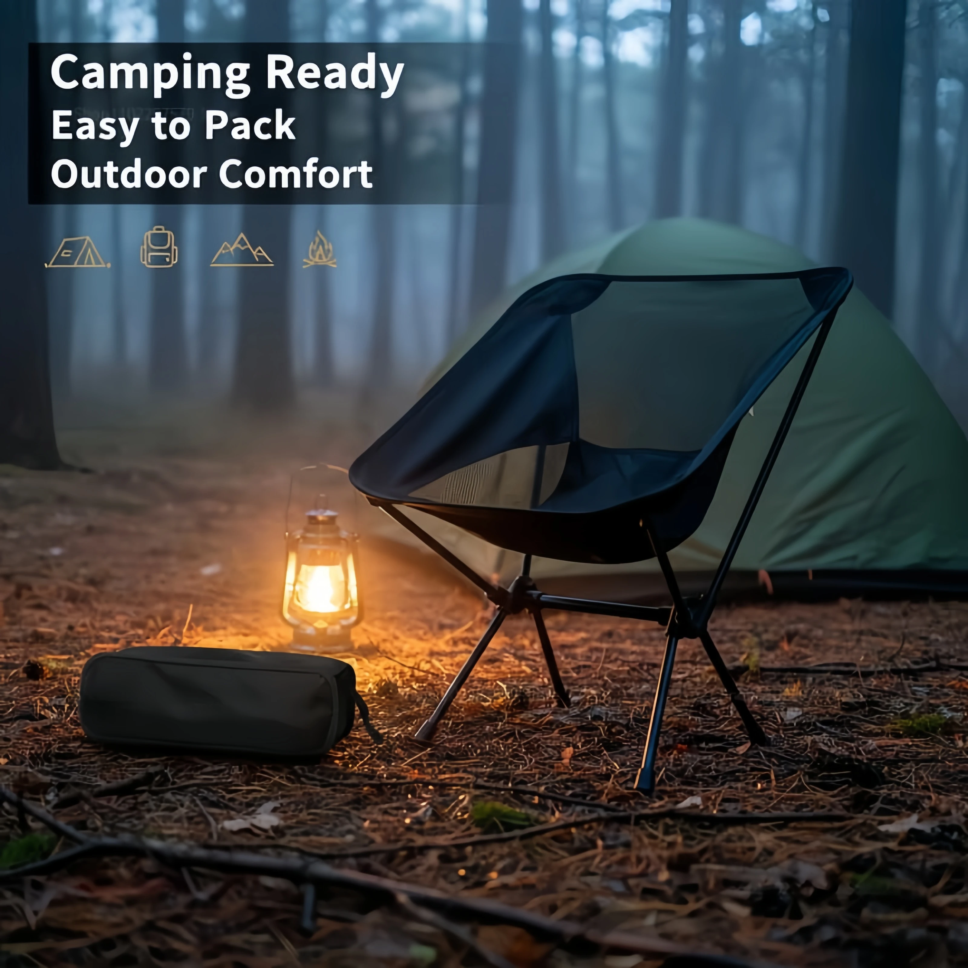 2026年-ポータブルアウトドアビーチチェア-コンパクト折りたたみキャンプチェア、ファミリーアウトドアキャンプチェア、軽量で持ち運びやすい