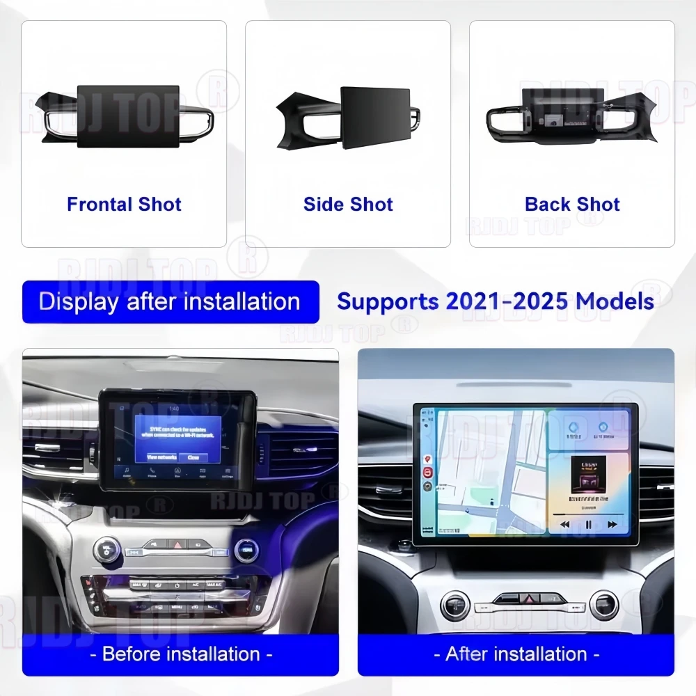 For Ford Explorer 2021-2025 Auto Multimedia Video Player Car Radio Screen Android Wireless Carplay GPS Navi Stereo Head Unit DSP