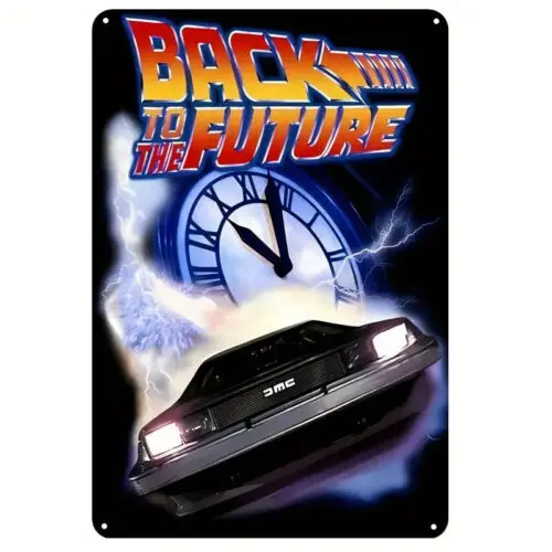 Back to the Future  12 x 8 inch Metal Sign