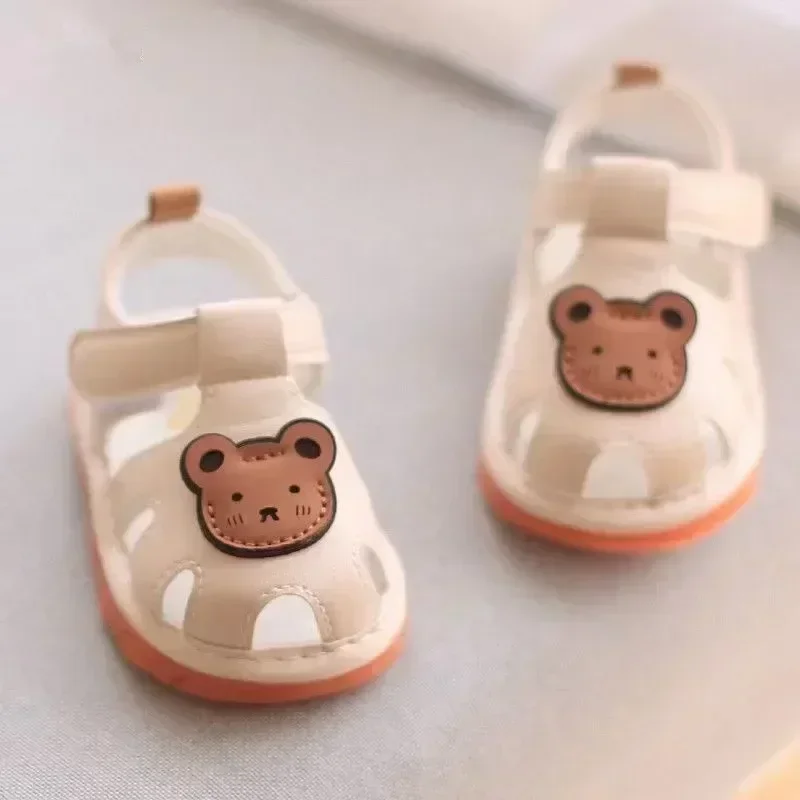 Summer baby girl and boy sandals, newborn baby shoes, casual soft sole, anti slip, breathable sandals