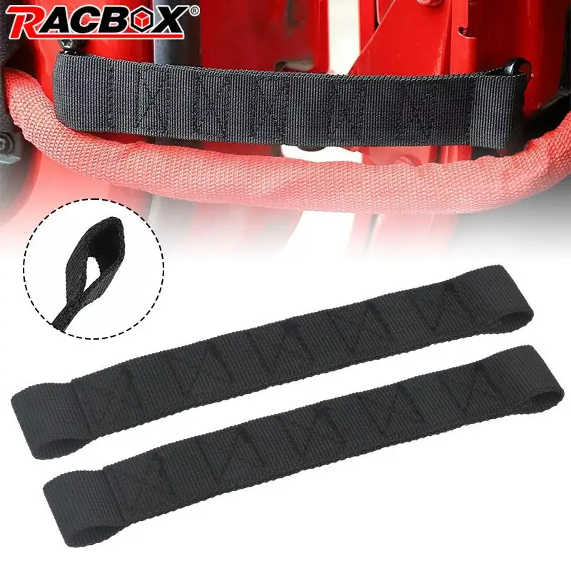 2Pcs Black Heavy Duty Door Limiting Check Straps Swing Firm for Jeep Wrangler CJ YJ TJ JK JKU Door Limiter Belt Oxford Cloth