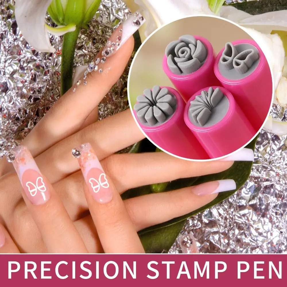 4/610/15PCS Nail Art Dotting Brush Nail Art Stamp Pen Set Flower Painting Drawing Durable Nail Graffiti Pen Manicure Tools