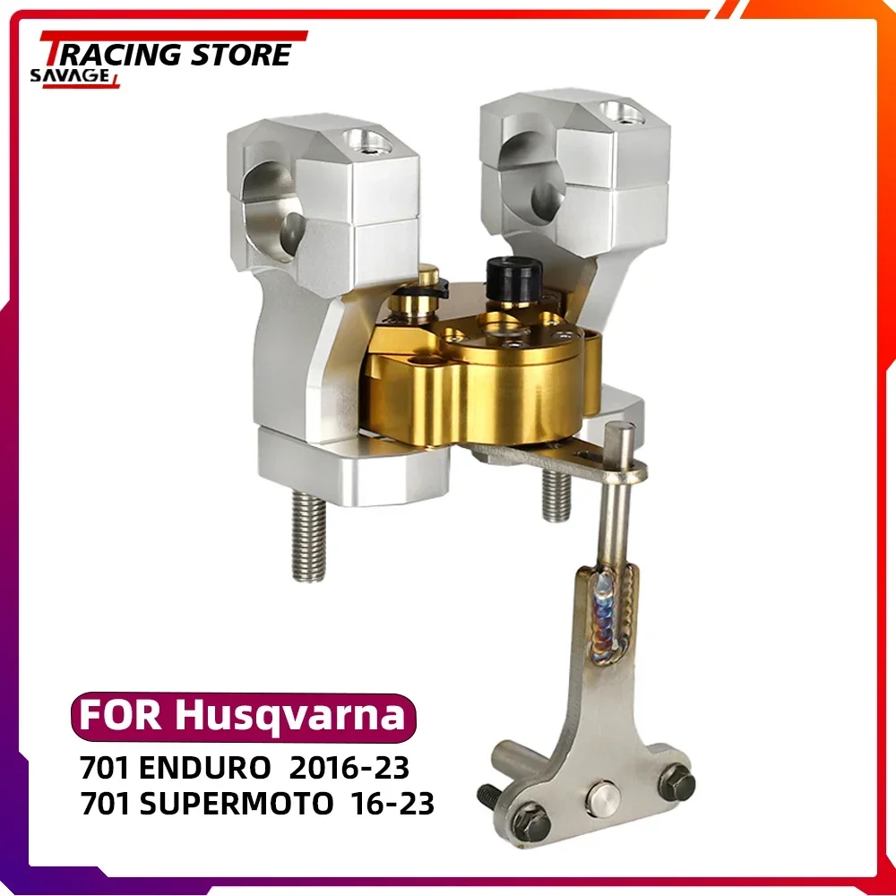 Motorcycle Steering Damper Stabilizer For Husqvarna 701 Supermoto 701 Enduro Steering Stabilizer Reversed Safe Handlebar Bracket