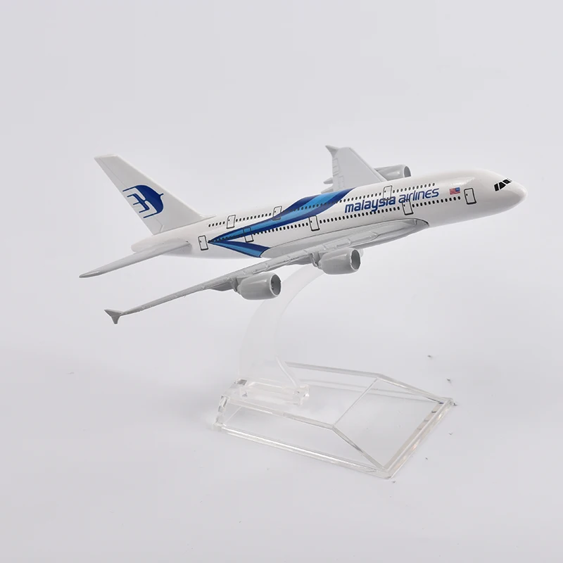 JASON TUTU Malaysia Airlines Airbus A380 Airplane Model Aircraft Diecast Metal 1/400 Scale Planes