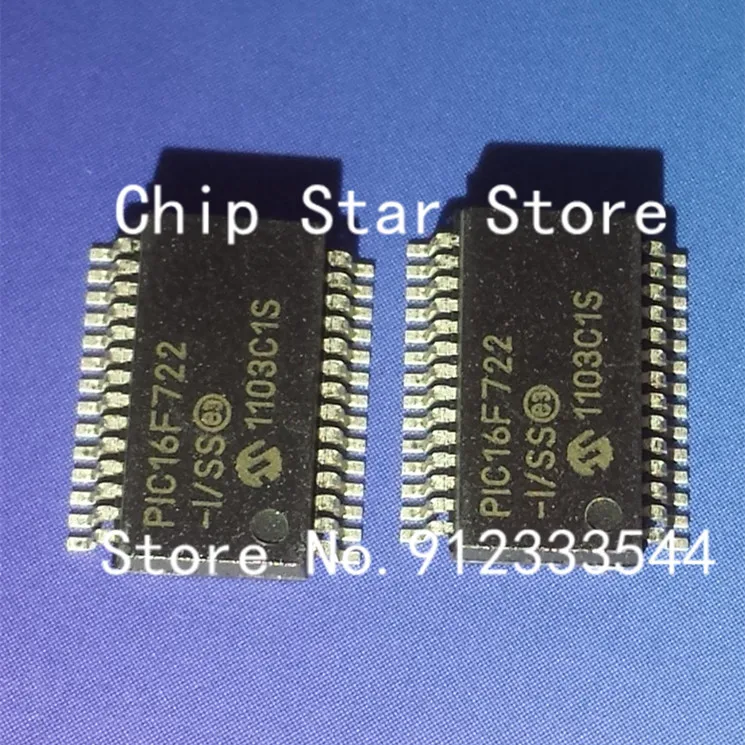 5-50pcs  PIC16F722-I/SS PIC16F722 SSOP28 8Bit MCU Flash PIC16 Family PIC16F7XX Series Microcontrollers 100%New And Original