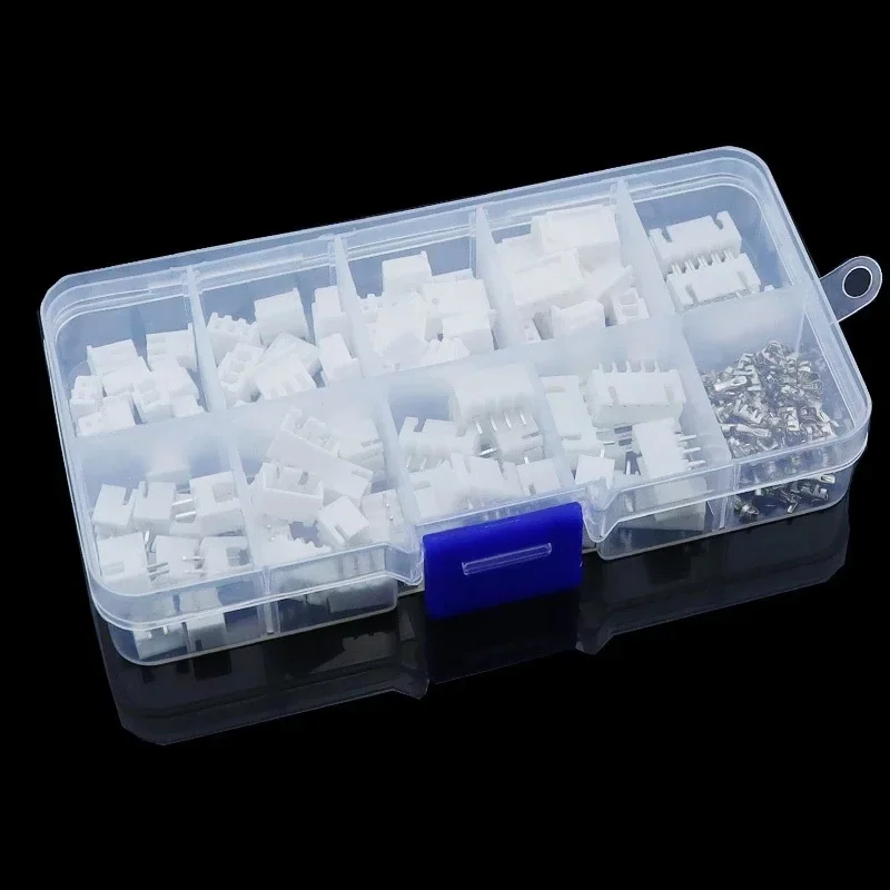 230pcs/box XH 2.54 2p 3p 4p 5pin 2.54mm Pitch Terminal Kit / Housing / Pin Header Connector Wire Connectors Adapter XH Kits