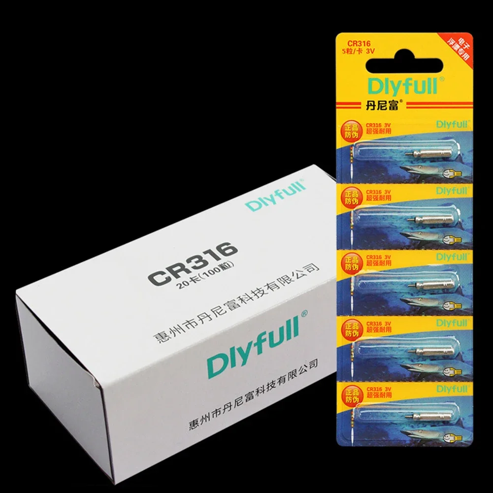 

10/20pcs Luminous Electric Battery Fishing Floats Battery CR311 CR316 CR322 CR425 CR435 Lithium Pin Battery Cells Fishing Tools