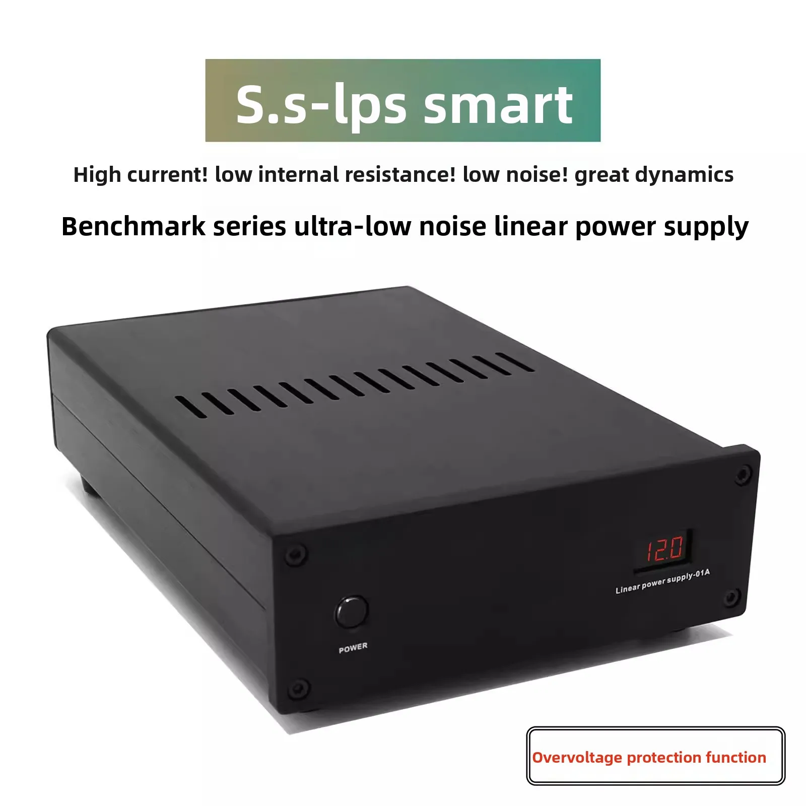 

Benchmark Series Agile S.S-LPS Ultra Low Noise Linear Power Supply, 5V-20V/4A with Overvoltage Protection