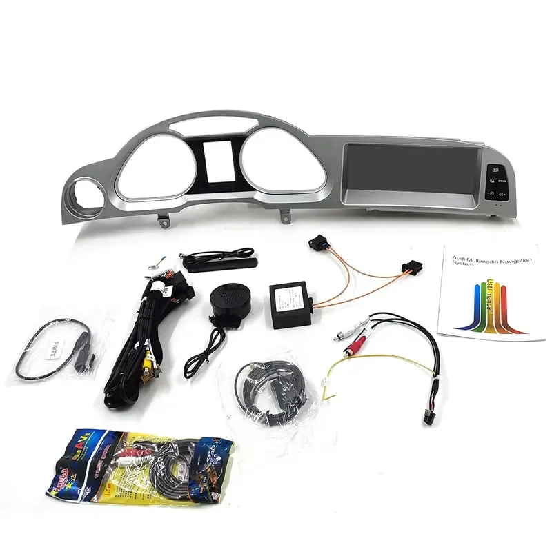 8.8 Inch Carplay Android Auto Car Screen with GPS Navigation & Reversing Aid for A6 2005-2009 Wireless DVD Player