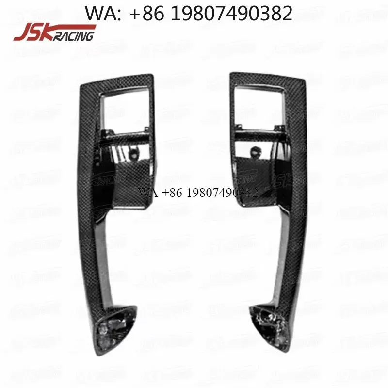 Wmwmnu Dry Carbon Fiber Interior Inner Door Handle Replacement for 2013-2015 F12 Berlinetta Car Accessories Trim