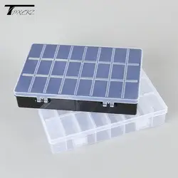 24 Grids Jewelry Earring Bead Screw Holder Case Display Organizer Container Compartment Plastic Storage Box