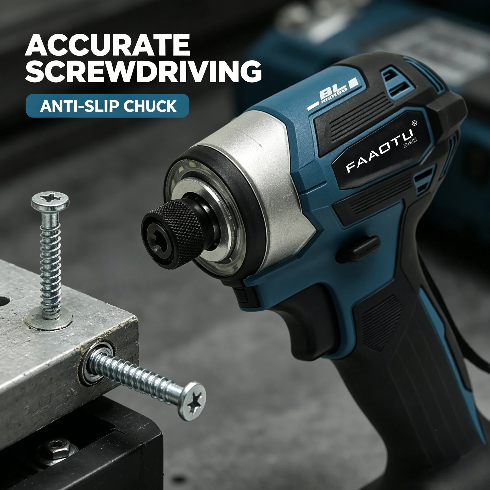 FAAOTU173 Brushless Power Driver -Equal to MT Quality, Efficient for All Fastening Tasks Compatible with MT batteries NO battery