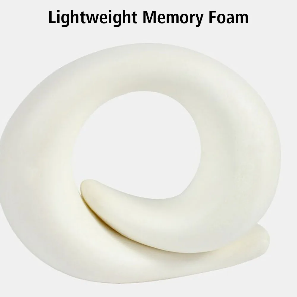 Travel Neck Support Soft Noon Break Sleep Pillows Portable Travel Neck Pillow Memory Foam Snail Pillow U-shaped Pillow