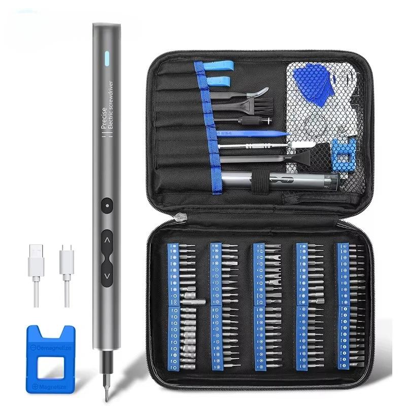 

120 in 1 DIY Electric Precision Screwdriver Set Screwdriver Bit Set Electric for Computers, Mobile Phones, Cameras