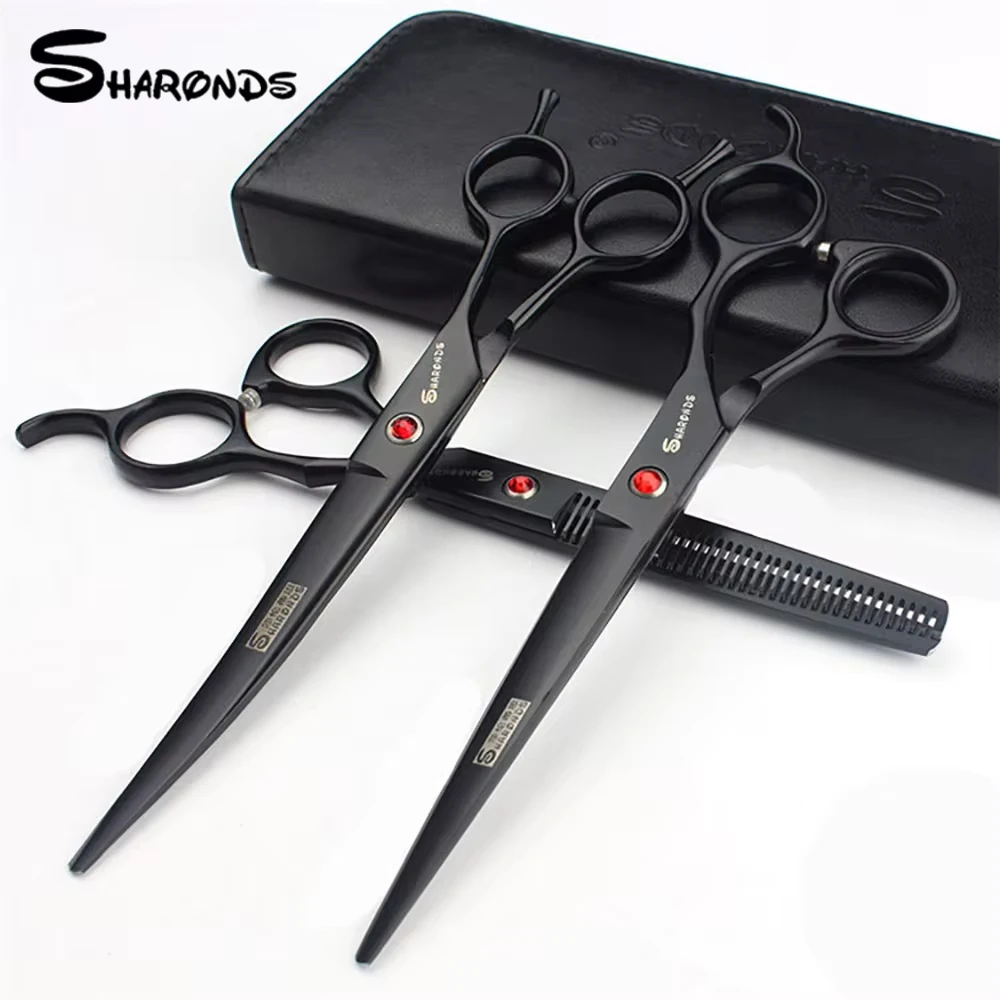 

SHARONDS Hairdressing Scissors Professional Hairdresser Hairstylist Cutting Flat Tooth Hair Shear Exclusive Sparse Hair Scissors