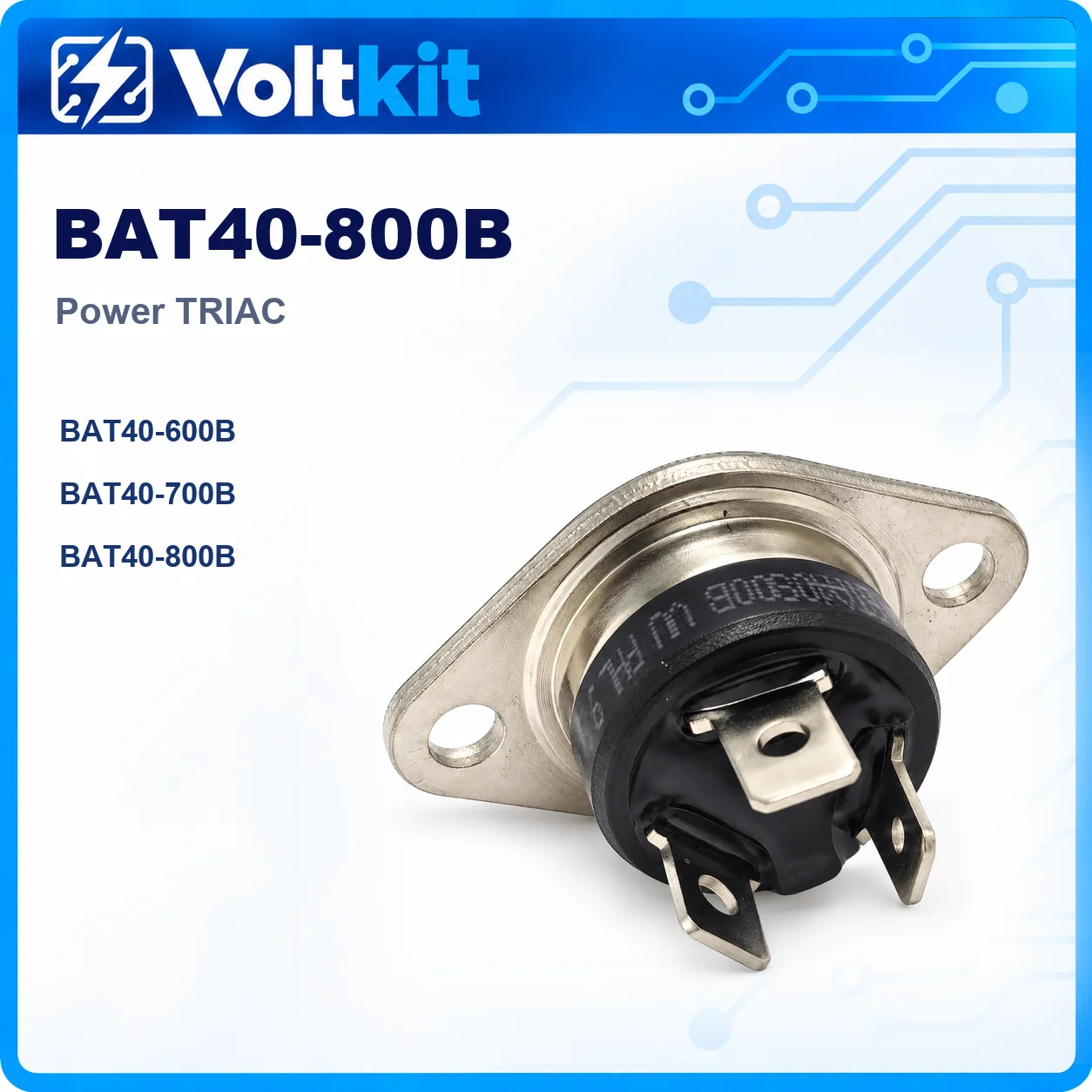 1PCS BTA40-600B BTA40-700B BTA40-800B RD-91 Triac Thyristor 40A 600-800V