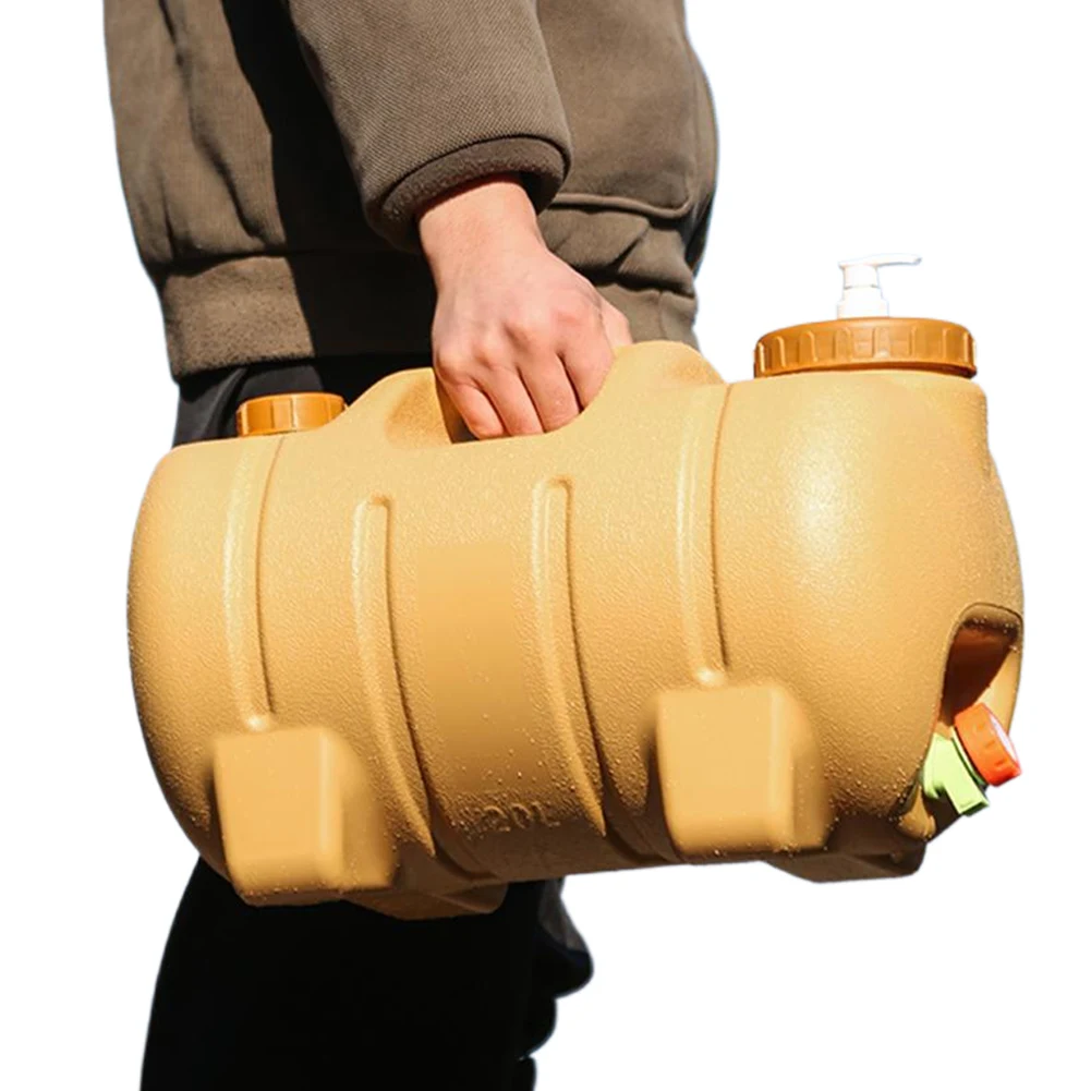 20L Portable Water Tank with Faucet Drinking Water Bucket Large Capacity Water Dispenser Carrier for Vehicle Car Camping