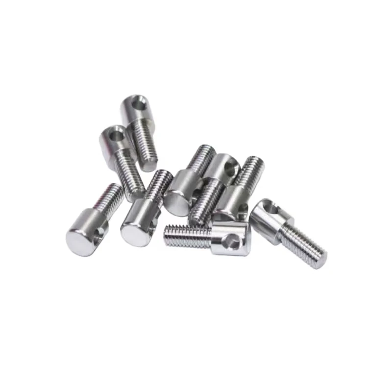 Data Controlled Turning Custom Stainless Steel Precision Bolt with Hole Industrial Grade Fastening Accessories