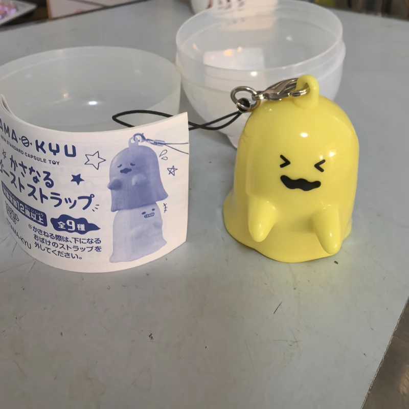 

Японские капсульные игрушки Gashapon Bushiroad, милая светящаяся фигурка призрака, брелок, миниатюрная фигурка, аниме кавайный подарок гатяпон