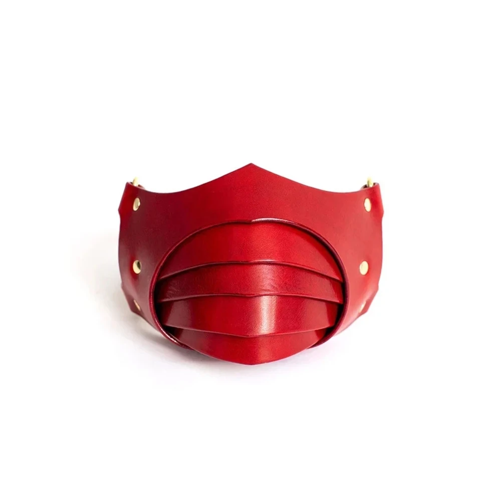 ألعاب الجنس الأحمر للرجال مثلي الجنس Bdsm تأثيري الجلود عبودية الوثن قناع مقاوم للماء الشرير الكبار لعبة كرنفال قيود الحفلات المثيرة