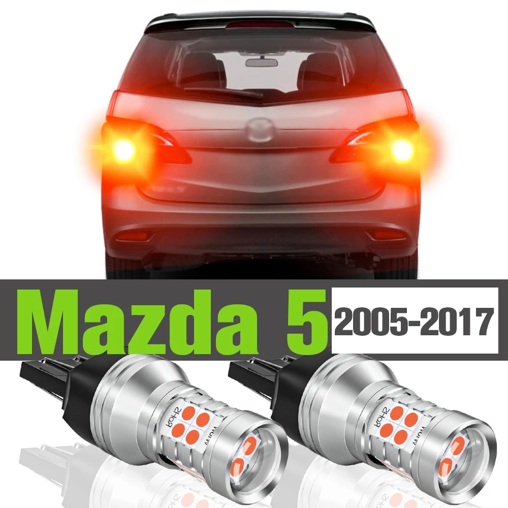 

2x LED Brake Light Accessories Lamp For Mazda 5 2005-2017 2006 2007 2008 2009 2010 2011 2012 2013 2014 2015 2016