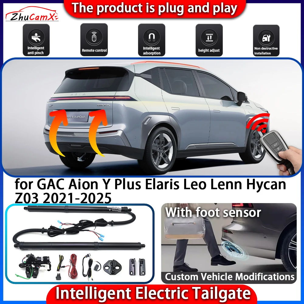 Smart Powered Tailgate System for GAC Aion Y Plus Elaris Leo Lenn Hycan Z03 2021-2025 Automatic Intelligent Electric Trunk Lift
