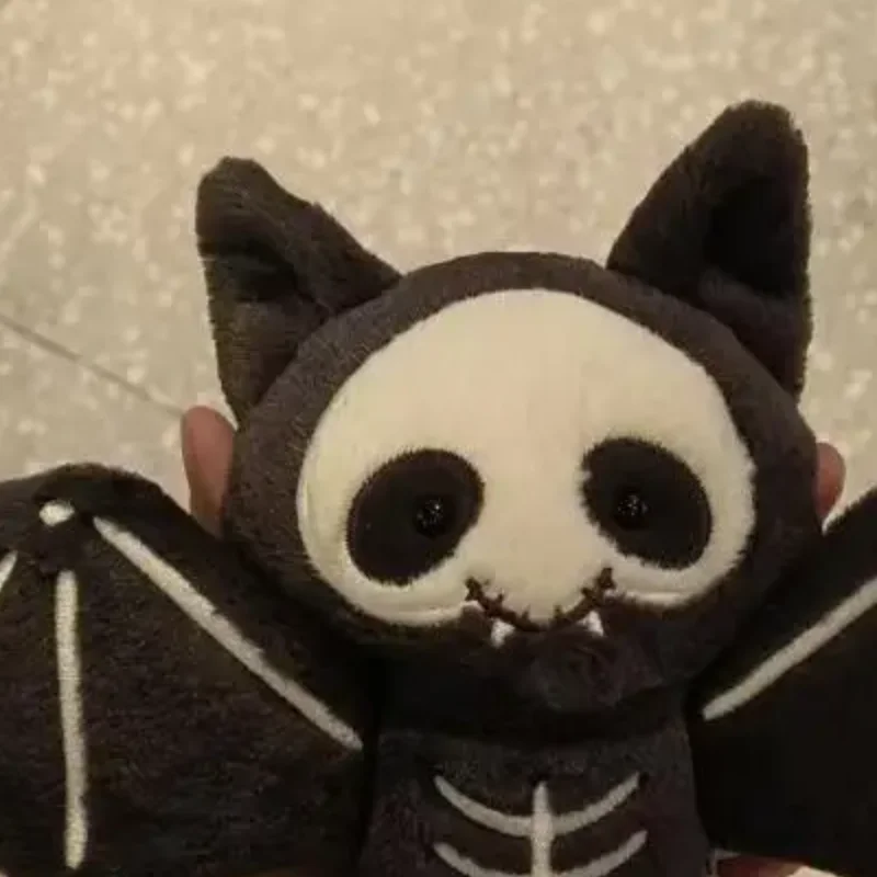 

Kawaii плюшевый череп летучая мышь брелок мультфильм мягкая кукла игрушка сумка кулон рюкзак подвесное украшение подарки на Хэллоуин