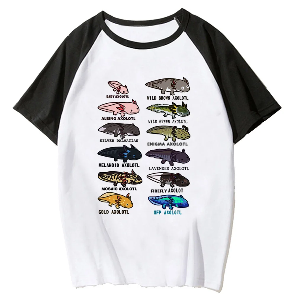 Ajolote Axolotl top women quick dry Tee female 2000s streetwear y2k clothes