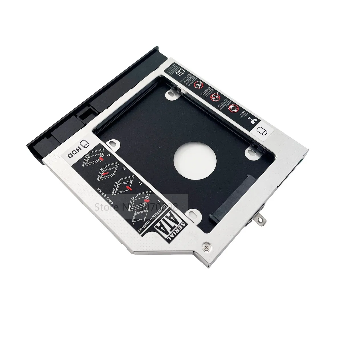 with Bezel Front Cover Faceplate 2nd SATA 2.5" Hard Drive HDD SSD Optical Caddy for Acer E1-510G E1-530G E1-570G E1-572 E1-572G