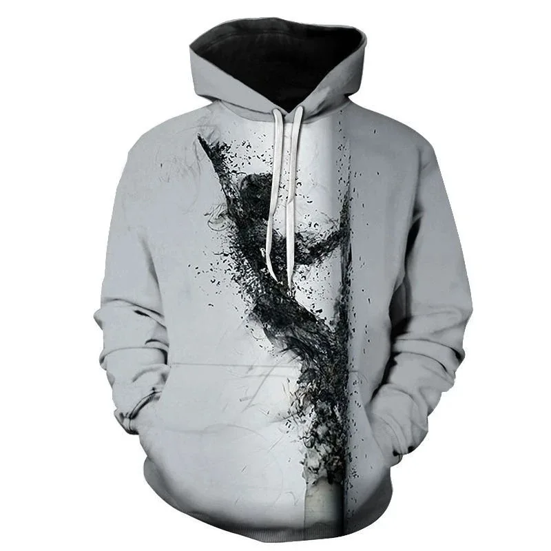 New 3D Printing Smudging Fashion Men Women Tracksuits Crewneck  Hoodies Plus Size S-7XL Harajuku Four Seasons Casual