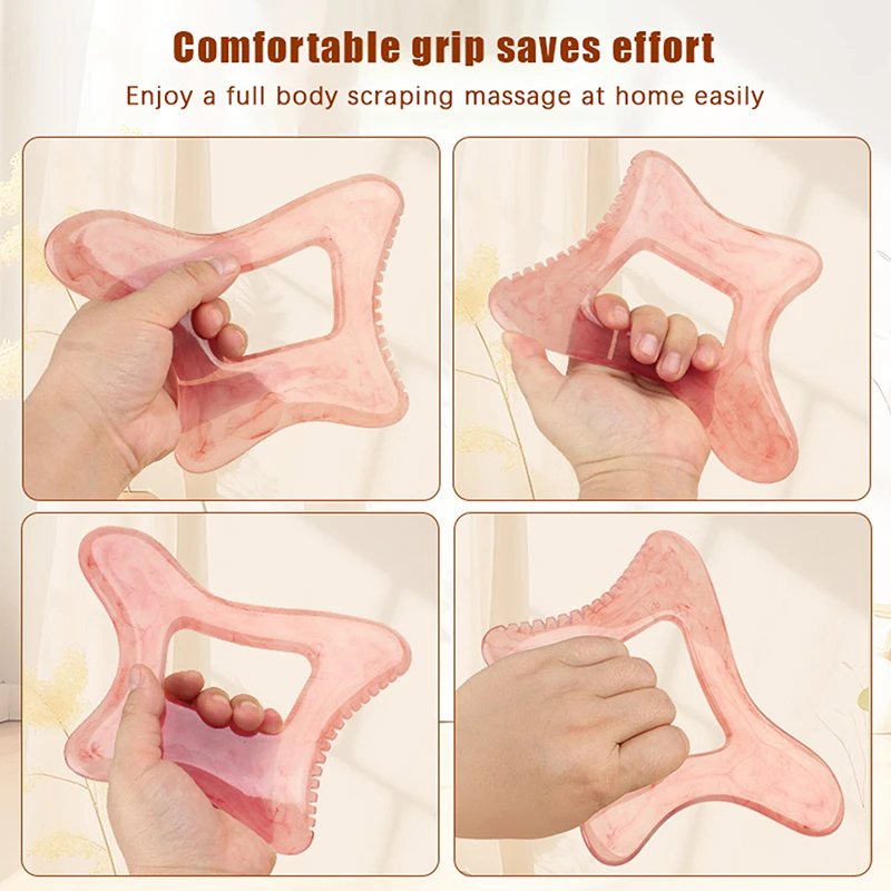 Resin Body Gua Sha Tool Cellulite Massage Tool Lymphatic Drainage Tool For Face Back Body Shaping Tools For Body Care