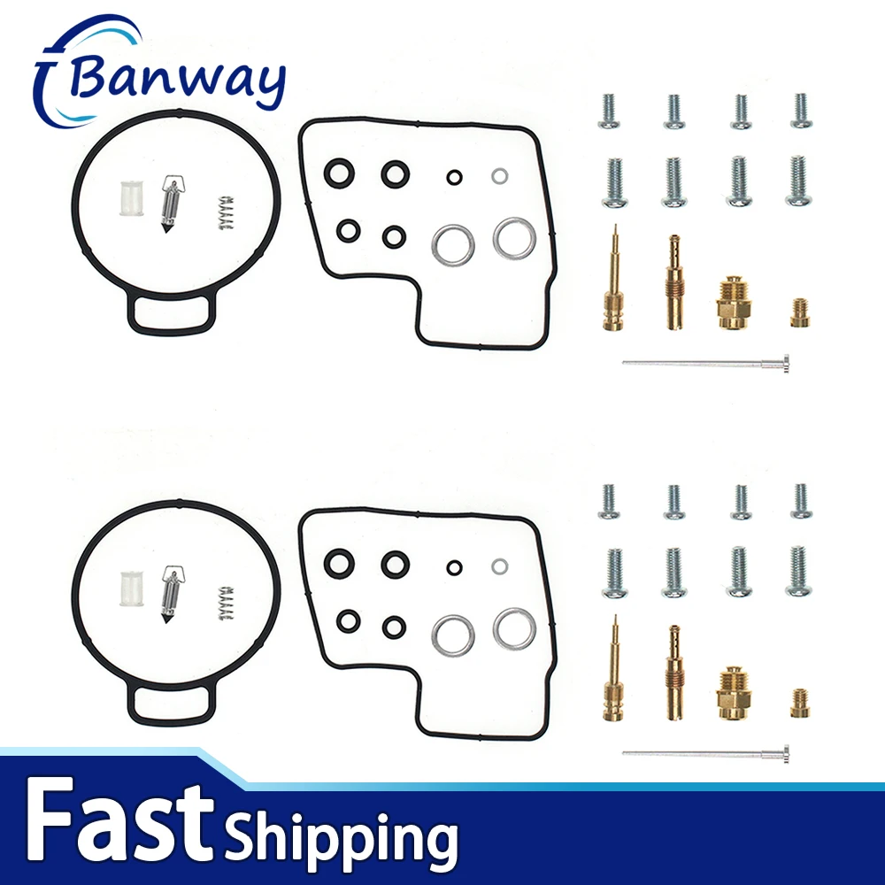 

2X For Honda Gold Wing GL1500SE 1992-2000 GL1500 GL1500 SE 1500SE Carburetor Repair Kit Diaphragm Float