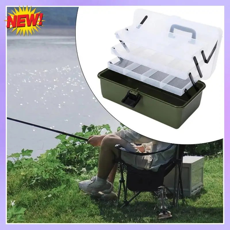 

T24C Portable Fishing Tackle Storage Box Portable Fishing Tackle Storage Box Ideal For Outdoor Fishing Gear