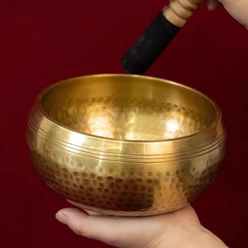 

Медная поющая чаша, чаши для йоги, медитации, браммы, тибетские поющие чаши ручной работы в полнолуние, профессиональная музыкальная чаша для релаксации