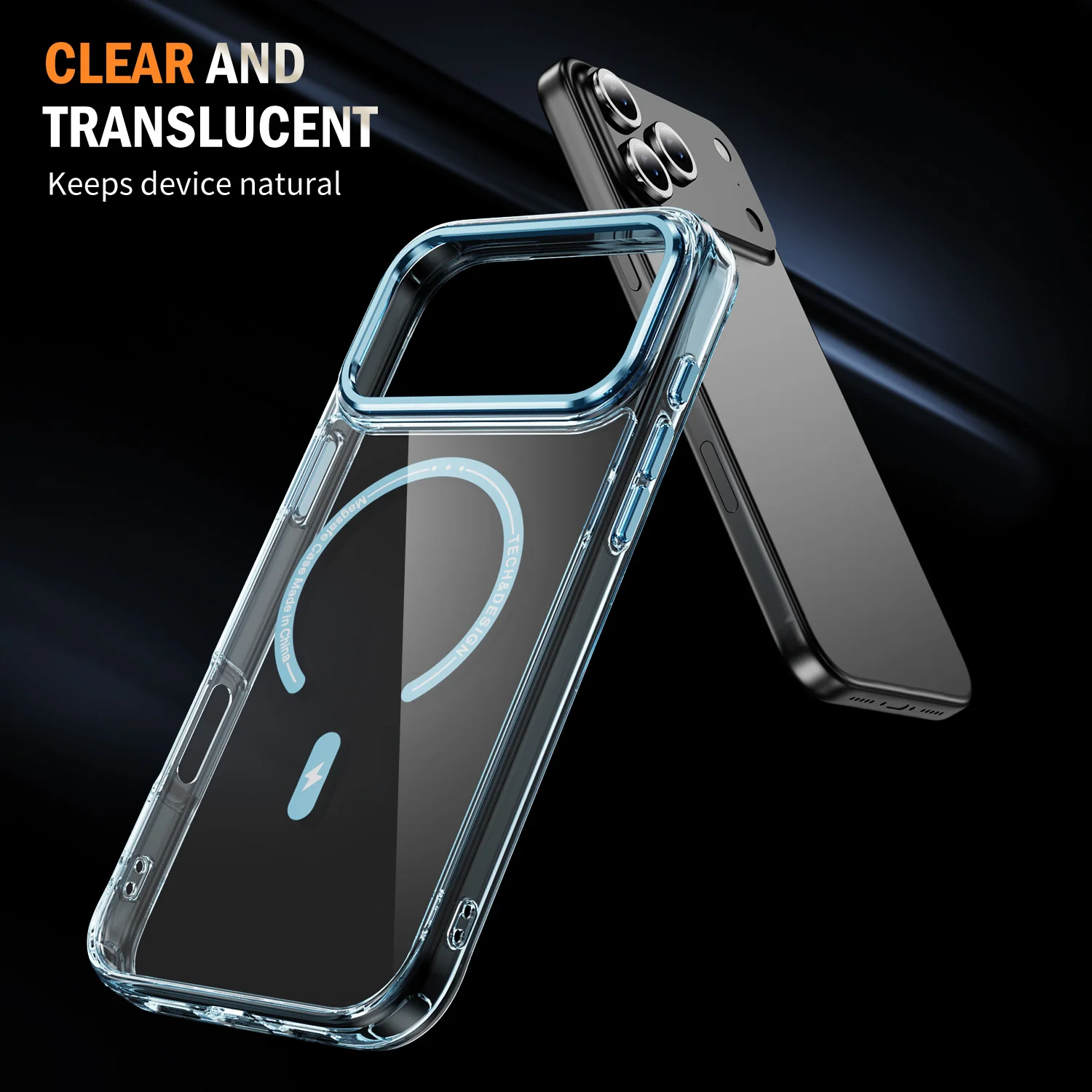 Luxus Phantom HD Transparent für Magsafe Magnetische Handyhülle für iPhone 17 Air 16 15 14 Plus 13 12 11 Pro Max stoßfeste Abdeckung
