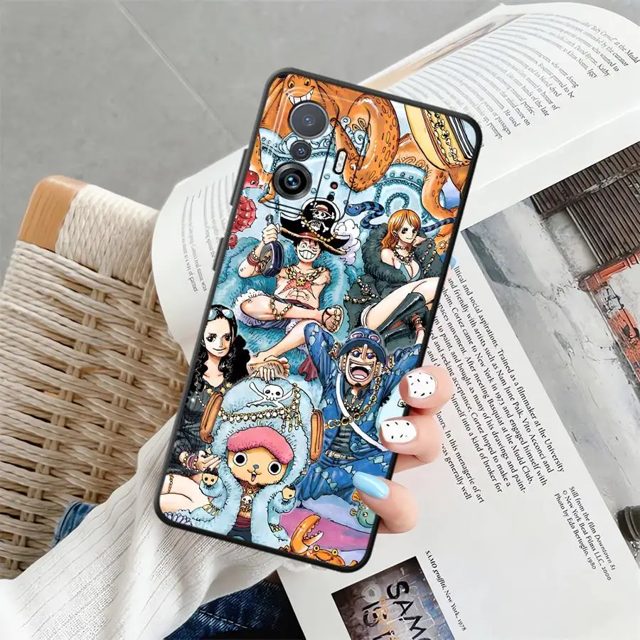 أنيمي قطعة واحدة كول الأسود لينة غطاء الهاتف الحال بالنسبة Xiaomi Mi 11 12 13 لايت 12X 10T 11T 12T Pro 13 14 15 Pro #3