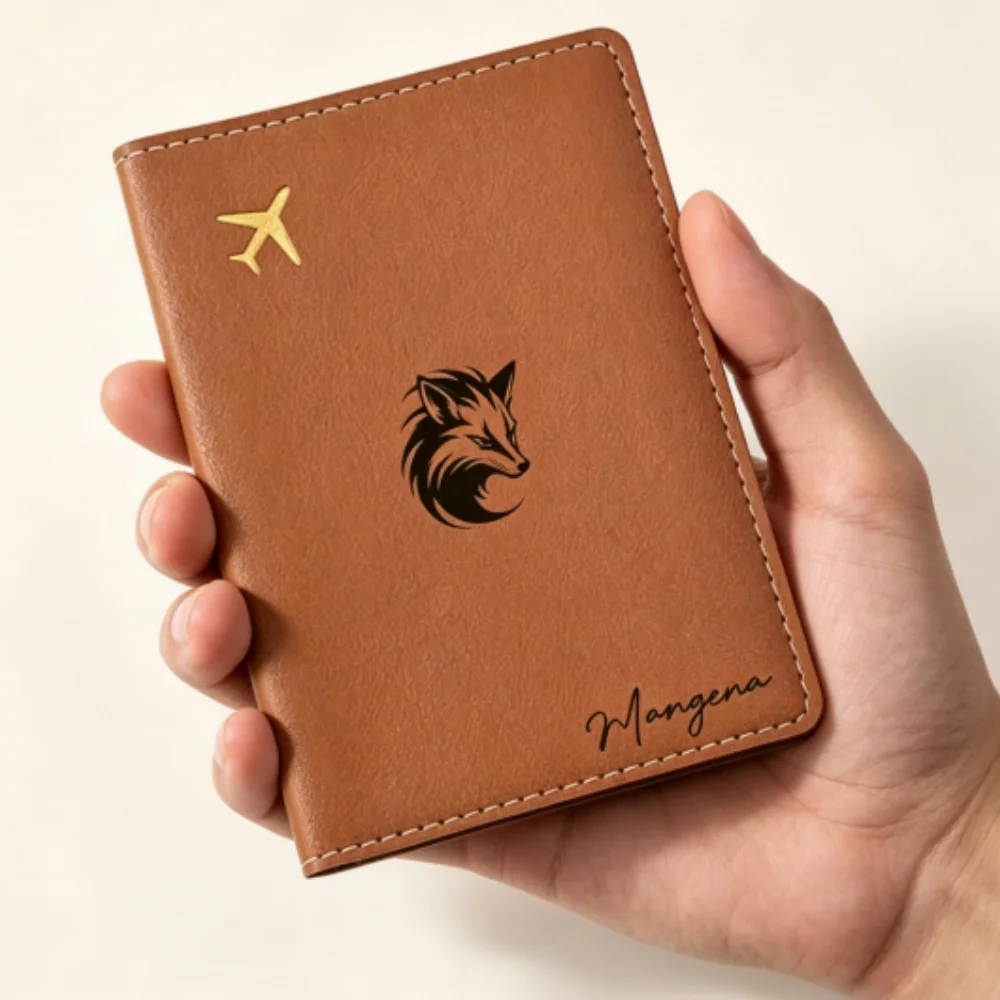 Travel Accessories Luxury - Sampul Paspor Nama Pribadi, Tempat Paspor