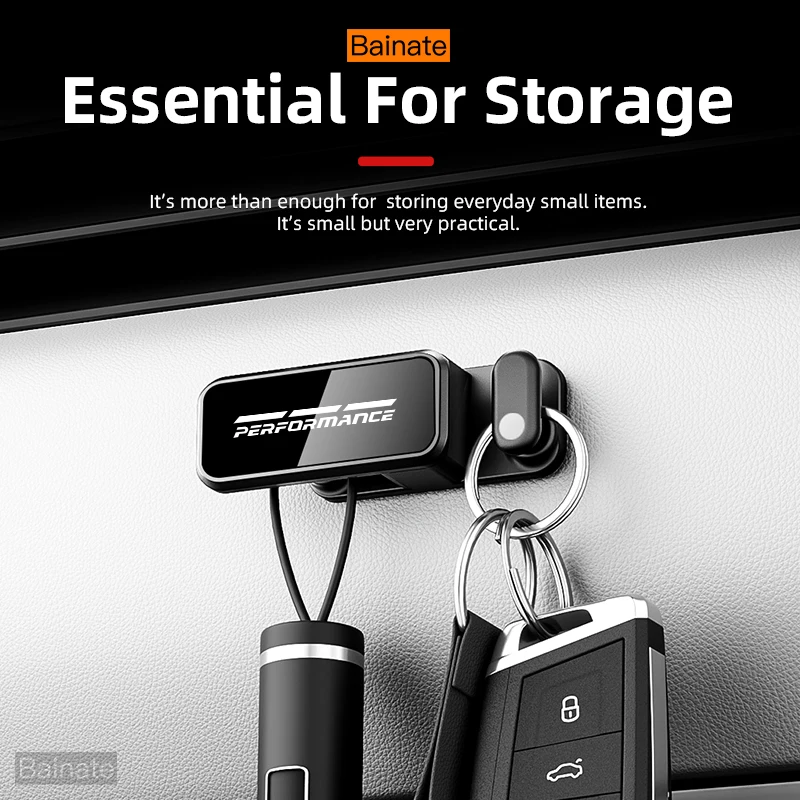 Car Multi-Function Hook, For BMW Performance 1 4 3 5 7 Series E87 F30 X1 X3 X5 X7 F22 E91 Adhesive Mount Front Seat Organizer