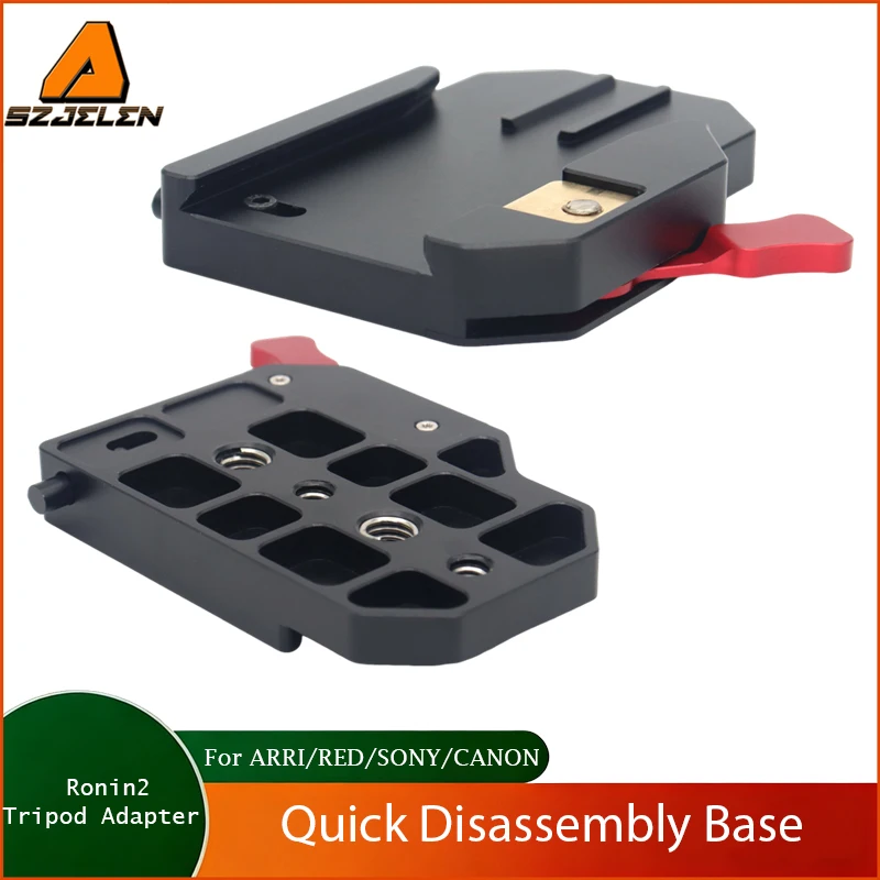 For DJI Ronin 2 Tripod Adapter Allows for Quick Removal of Camera Equipment Without the Need to Remove the Bottom Mounting Plate