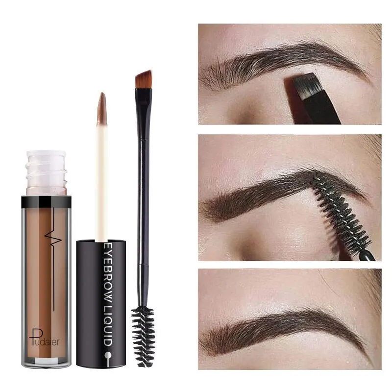 PUDAIER Long-Lasting Eyebrow Styling Cream Waterproof Sweatproof No Blooming Brow Enhancers Kits Semi-Permanent Brows Gel